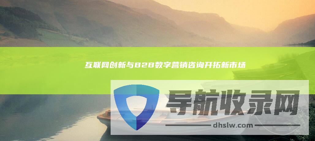 互联网创新与B2B数字营销咨询：开拓新市场 (互联网创新与创业)