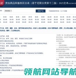商标分类2025版